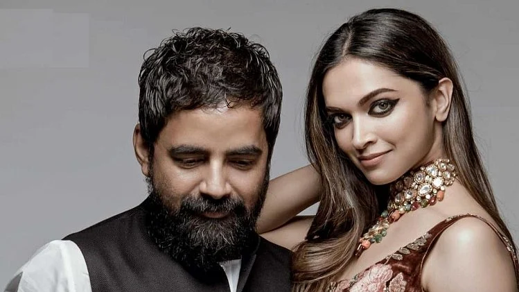 Sabyasachi Mukherjee with Deepika Padukone