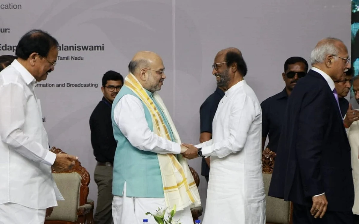 அமித் ஷாவுடன் ரஜினி