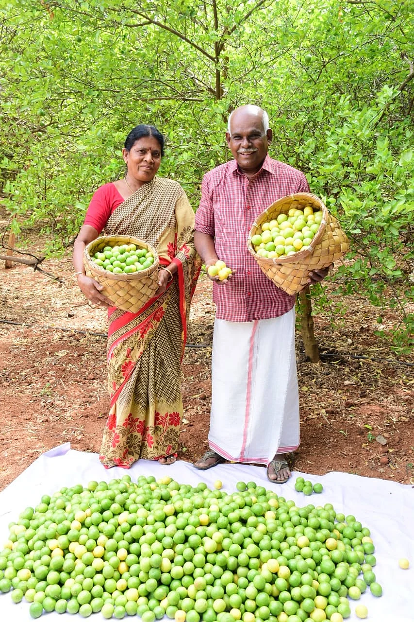 farmer shanmugavel and his wife