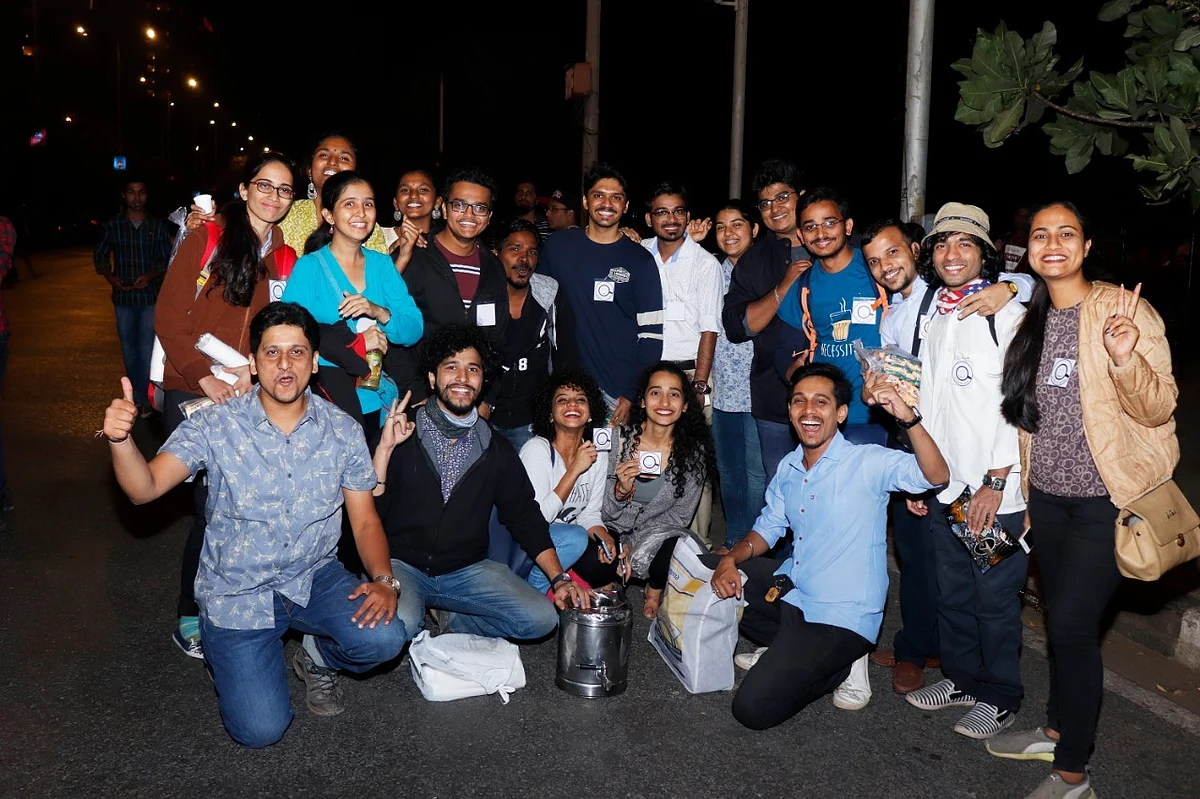With team Members