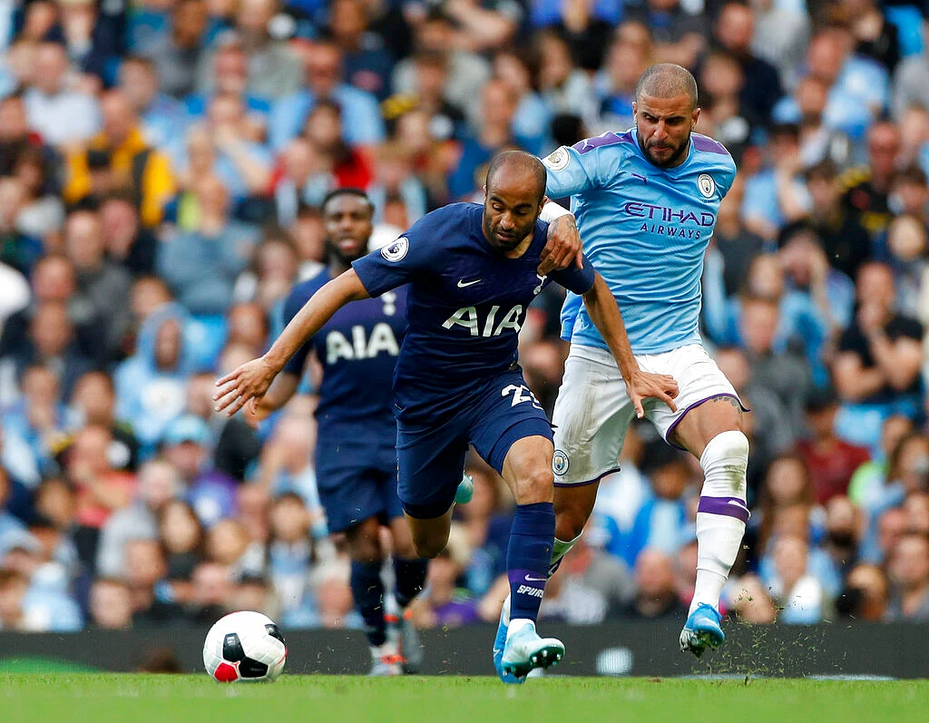 Kyle Walker & Lucas Moura