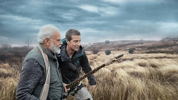 Modi and Bear Grylls