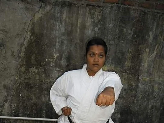 Karate master Sangeetha