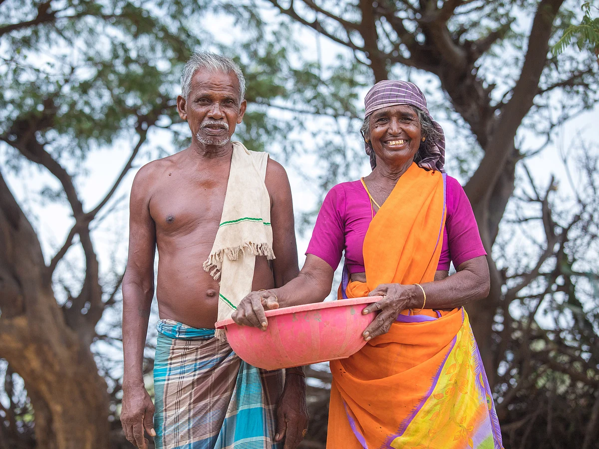 `எங்க சண்டை வீதிக்கு வராது!' - 50 வருட இல்லறவாழ்வு ரகசியம் பகிரும் காளியப்பன்-பாப்பாயி #NoMoreStress