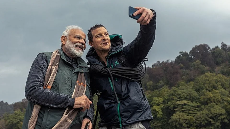 Modi and Bear Grylls
