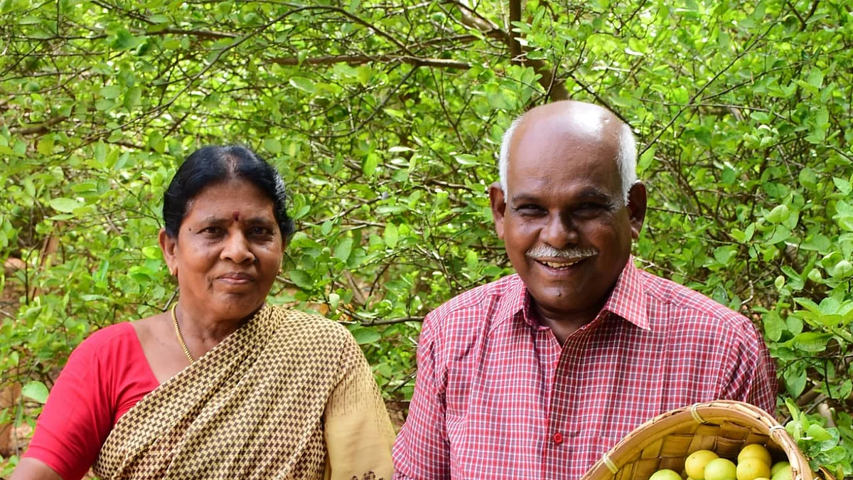farmer shanmugavel and his wife