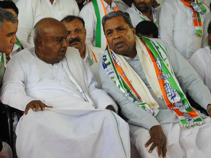 `தேவகவுடா யாரையும் வளர விடமாட்டார்!’ - உச்சத்தை எட்டிய காங்கிரஸ் - ம.ஜ.த பனிப்போர்