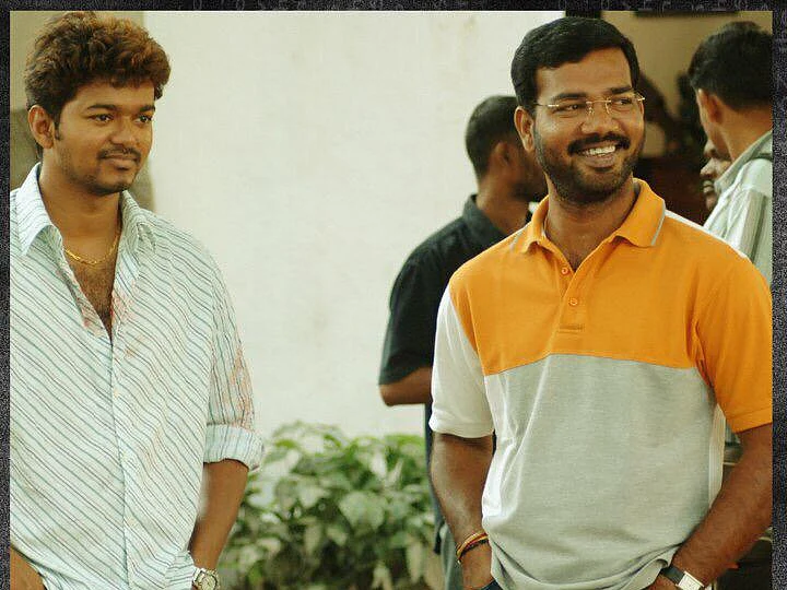 director ramana with actor vijay