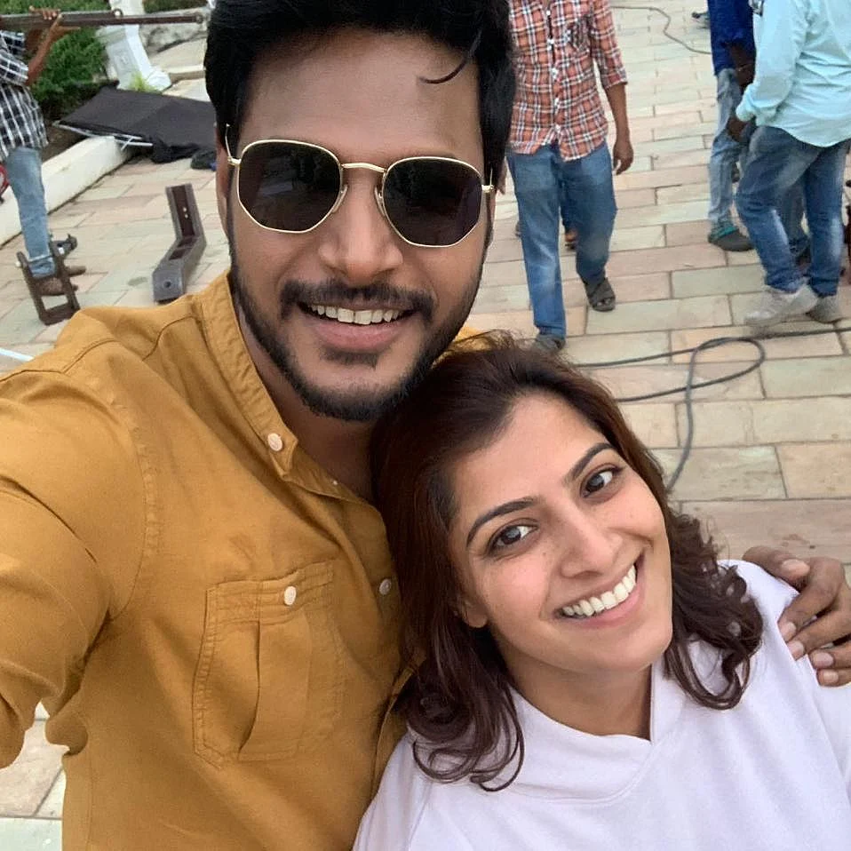 Sundeep Kishan with vara laxmi