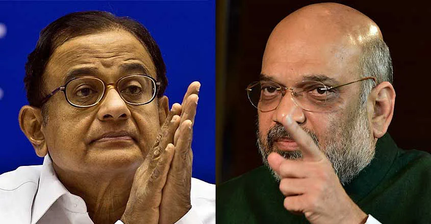 P.Chidambaram - Amit Shah