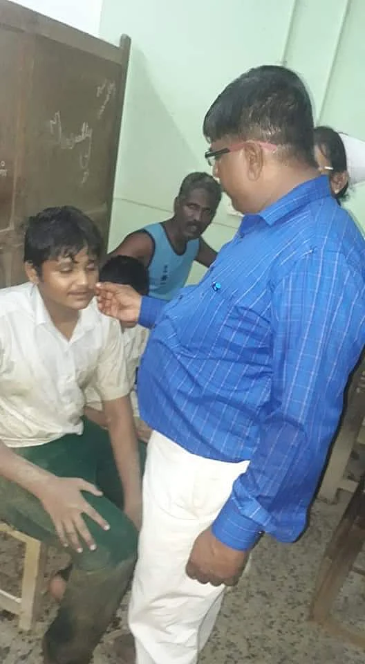 Rescued students
