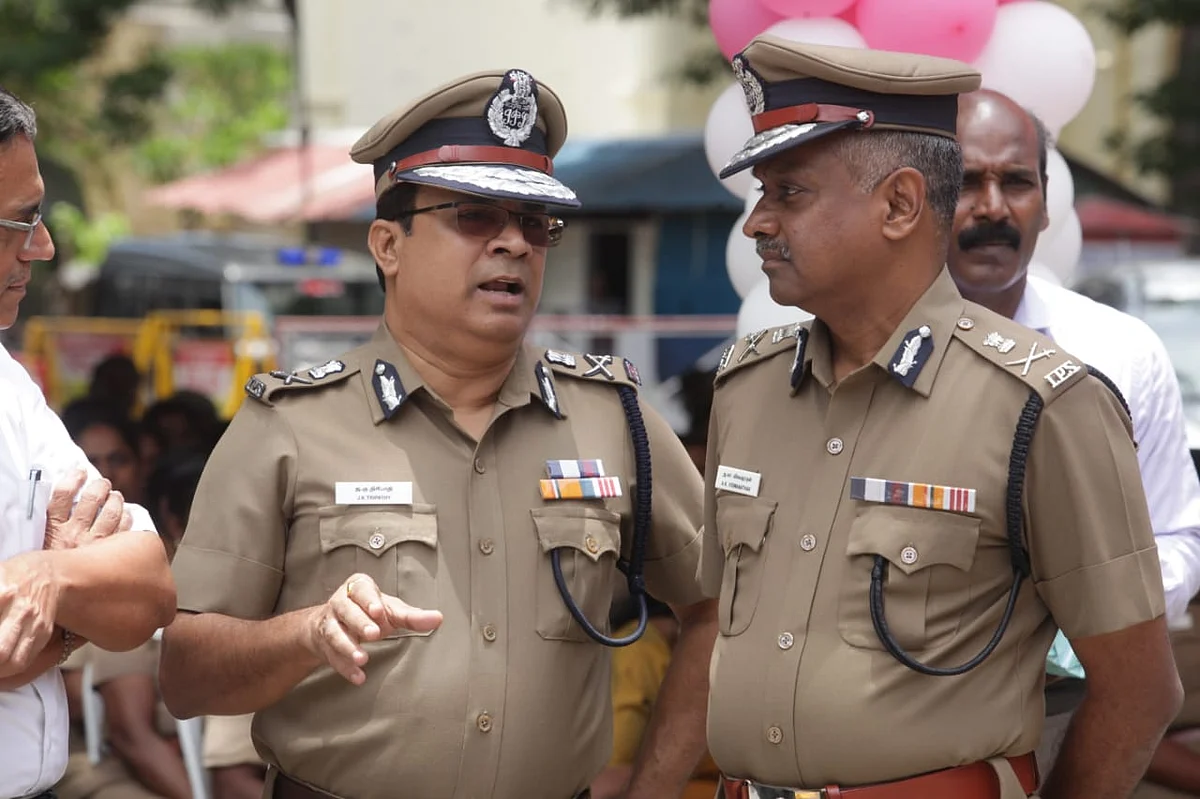 DGP J.K. Tripathy and A.K.Viswanathan
