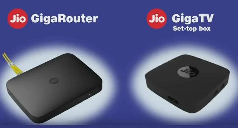 Jio Giga Router , Jio GigaTv