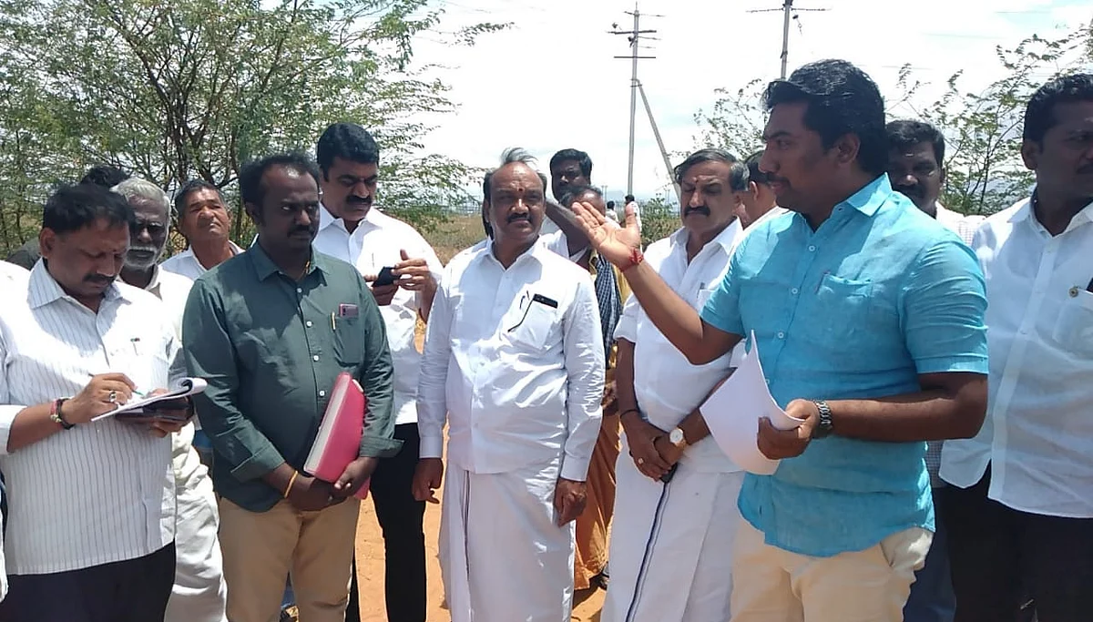 Jayapradeep inspects