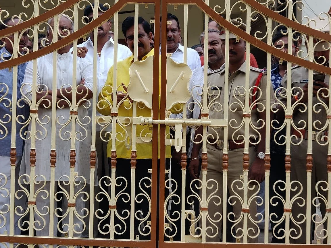 TDP protest