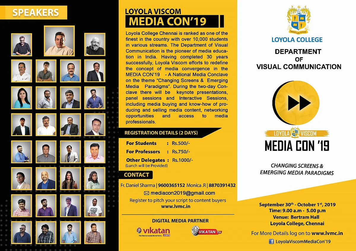 `மாற்றம் காணும் ஊடகத்துறை!' - லயோலா கல்லூரியில் `Media Con' கருத்தரங்கு
