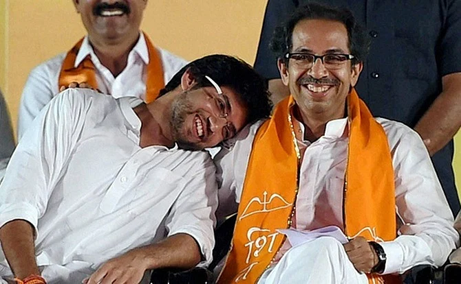 aditya and uddhav thackeray