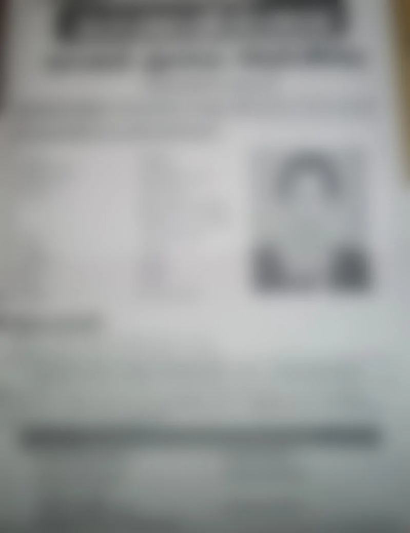 வினிதா காணவில்லை என போஸ்டர்