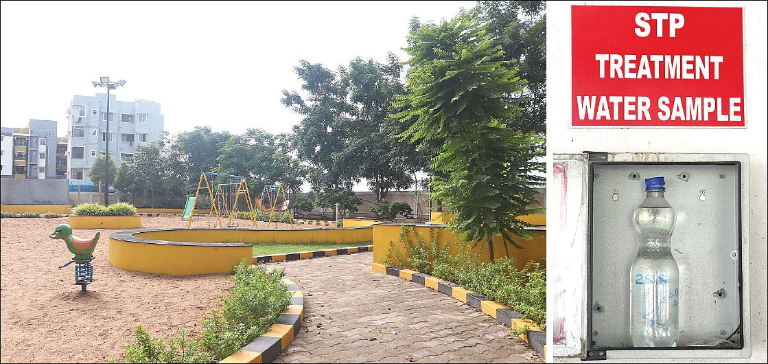 சுத்திகரிக்கப்பட்ட நீரில் பராமரிக்கப்படும் பூங்கா, சுத்திகரிக்கப்பட்ட நீர்