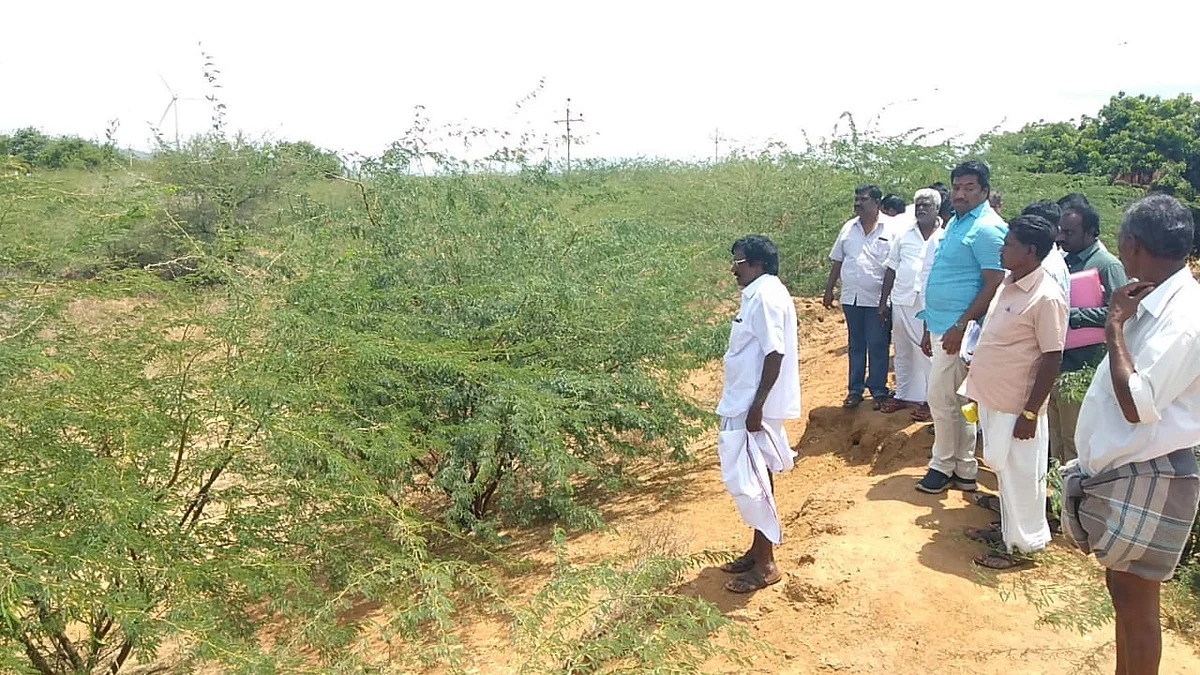 Jayapradeep inspects