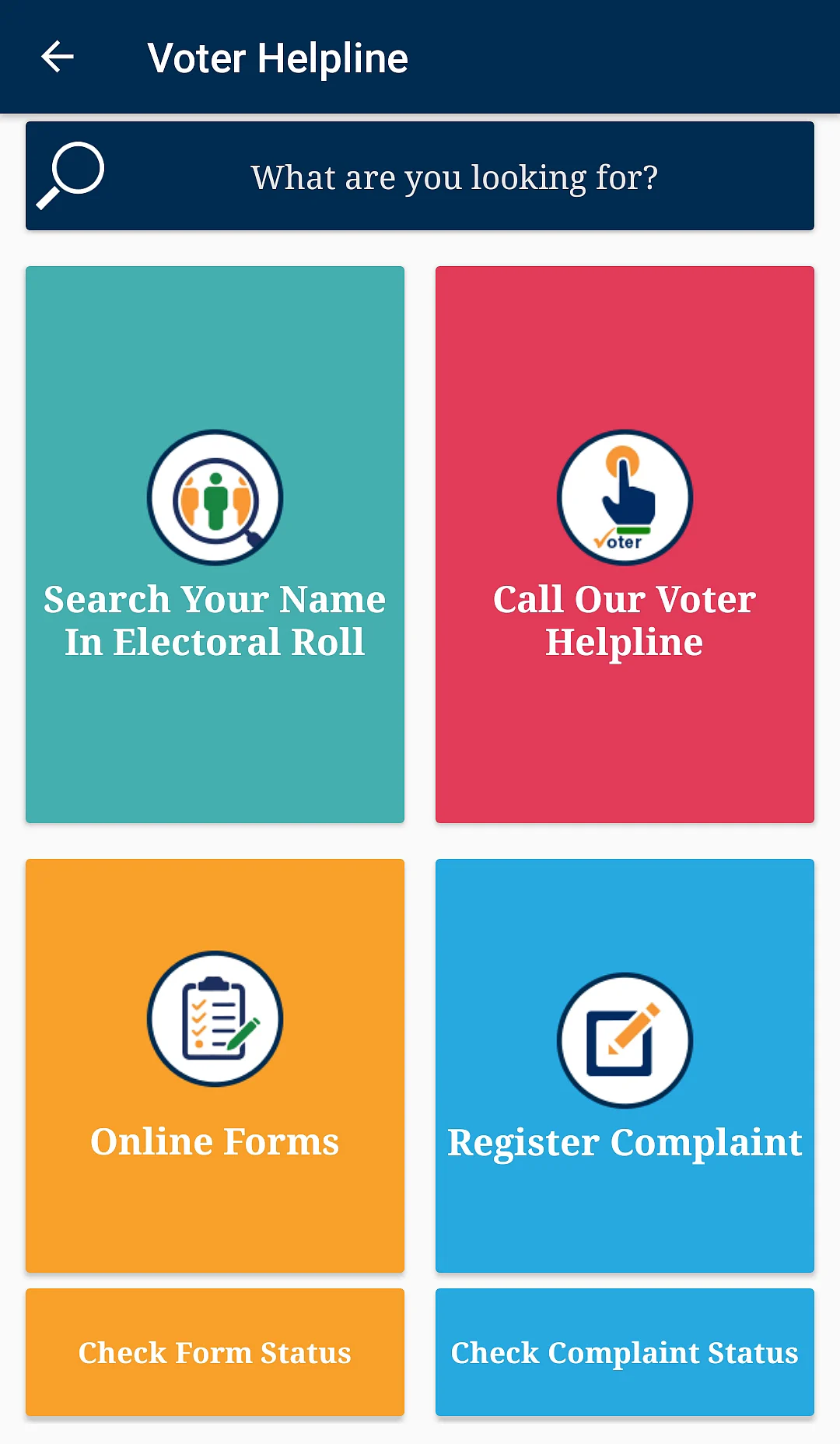 VOTER HELPLINE APP