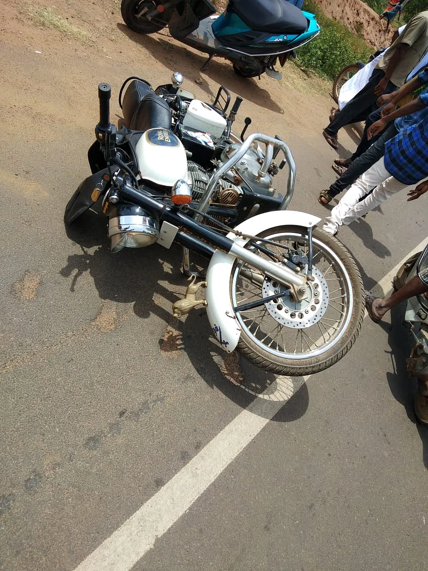 ராஜசேகர் வந்த பைக்