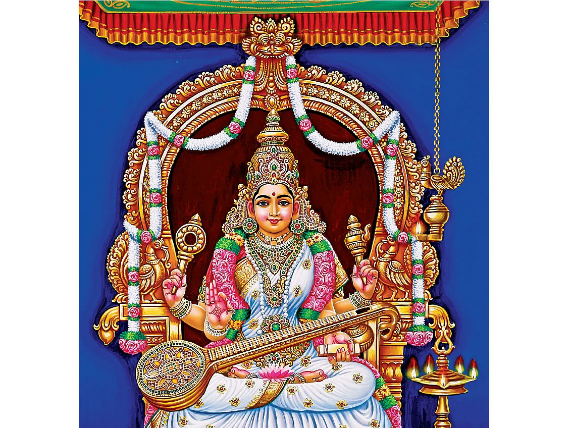நாளை சரஸ்வதி தேவியை ஆவாஹனம் செய்து வழிபடத் தொடங்கும் மூல நட்சத்திர தினம்!