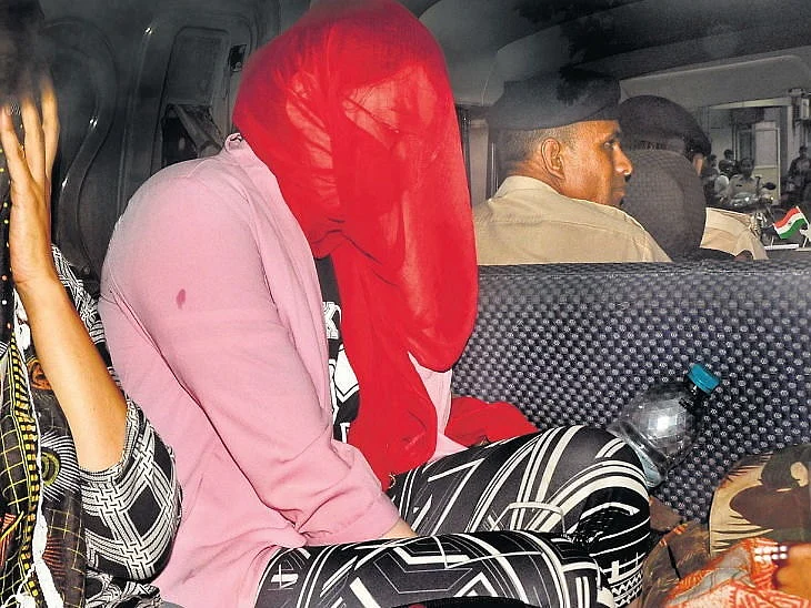 arrested women