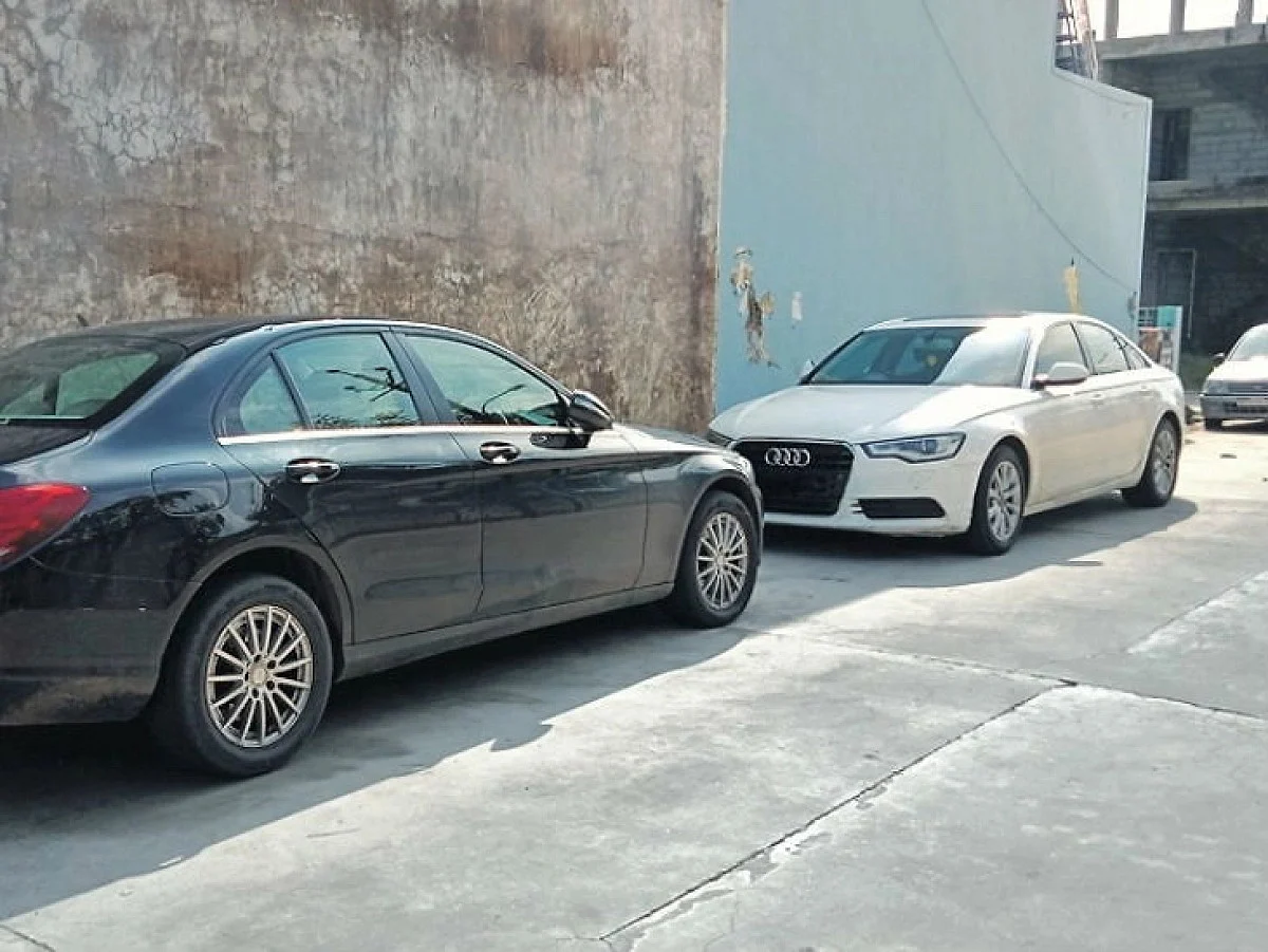 Seized luxury cars