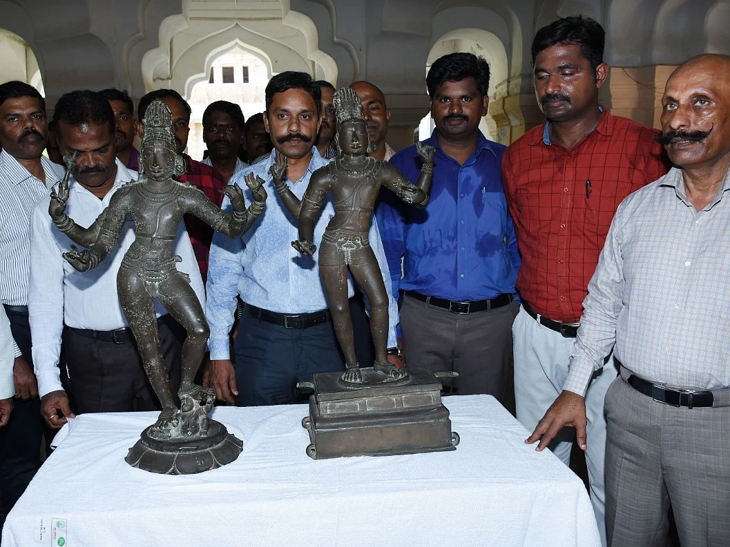 `116 கிலோ எடை கொண்ட ஐம்பொன் சிலைகள்!’ - தஞ்சையில் மீட்ட சிலை கடத்தல் தடுப்புப் பிரிவு போலீஸார்