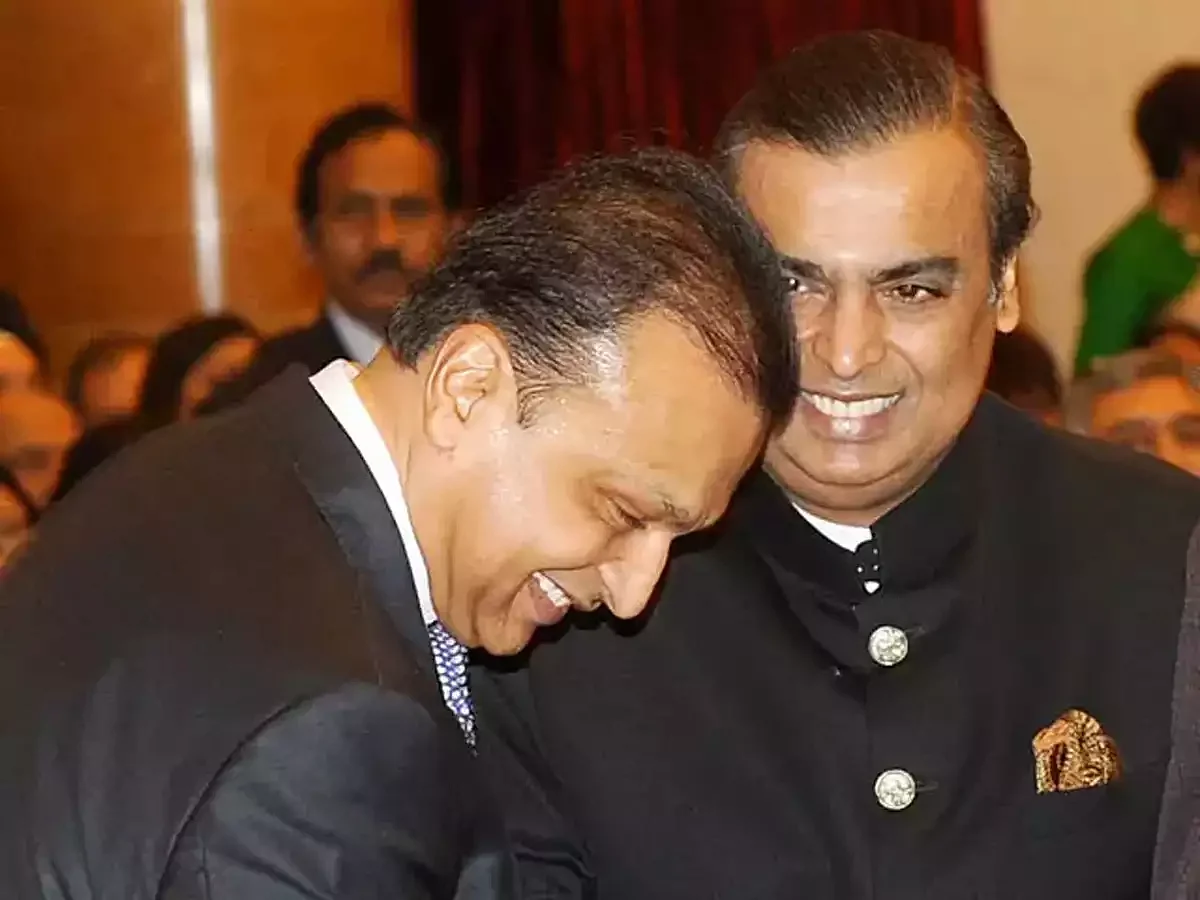 Anil Ambani and Mukesh Ambani