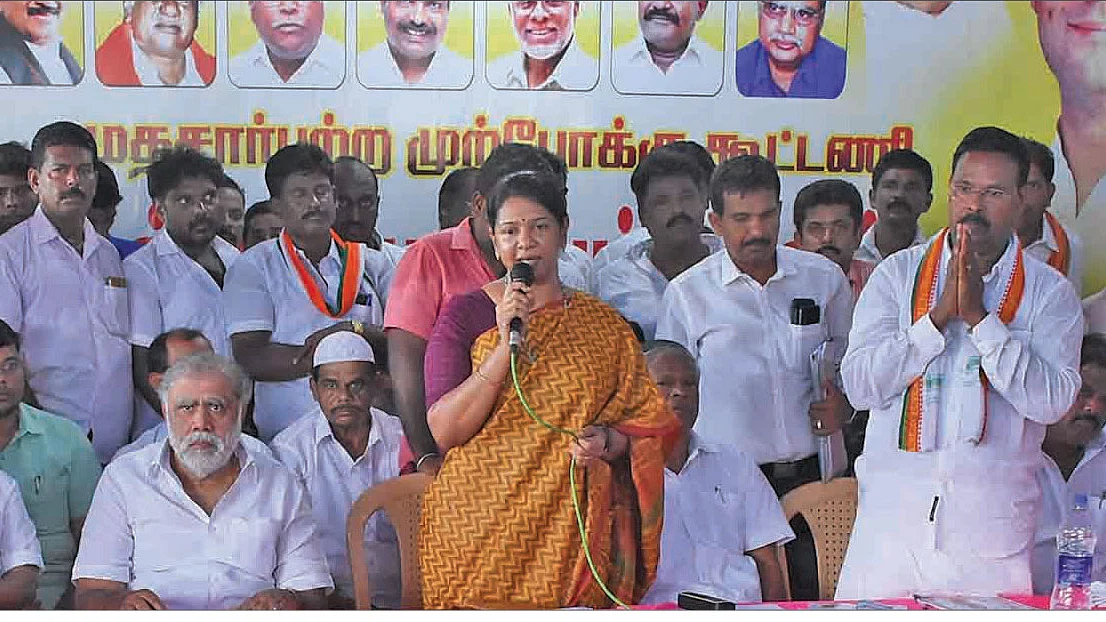கனிமொழி பிரசாரம்
