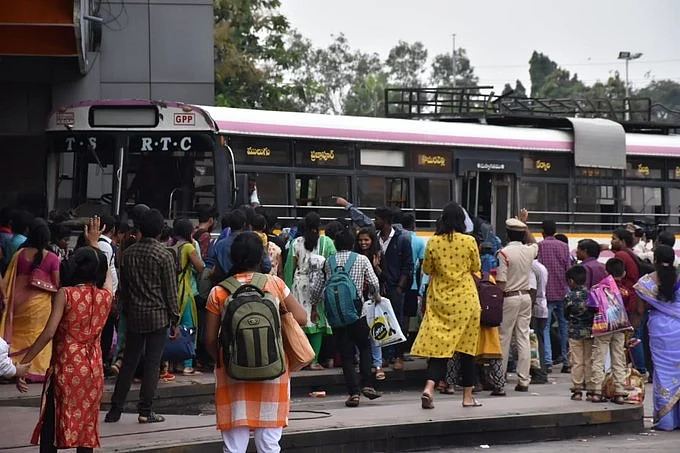 Telangana bus strike