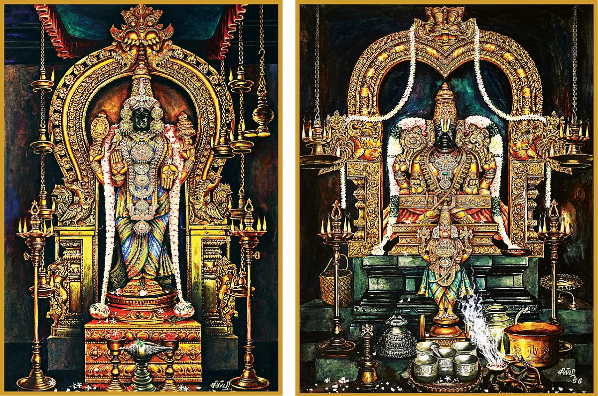 திருவெண்காடு பெரியநாயகி, சோளிங்கர் அனுமன்