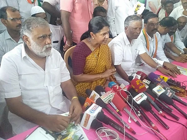 Kanimozhi MP press meet