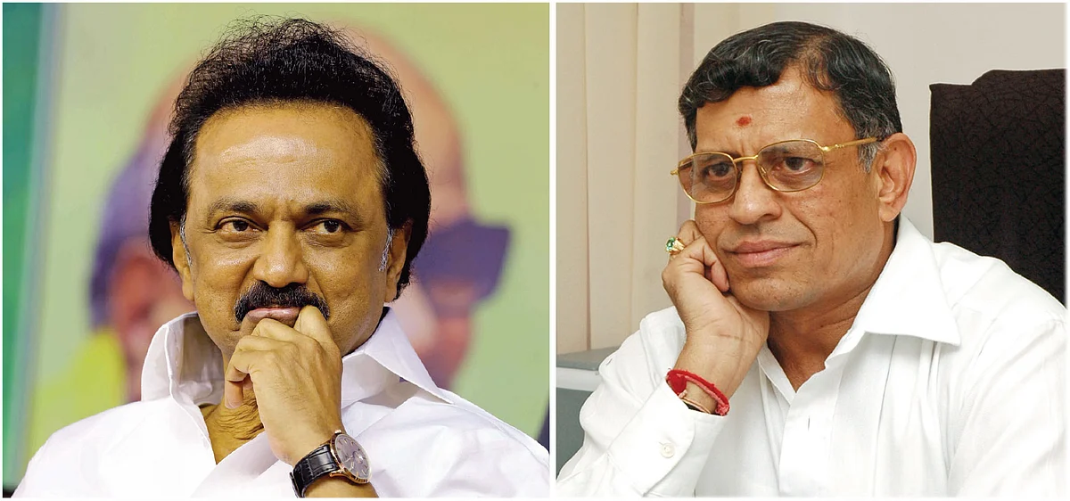 ஸ்டாலின், ஆடிட்டர் குருமூர்த்தி