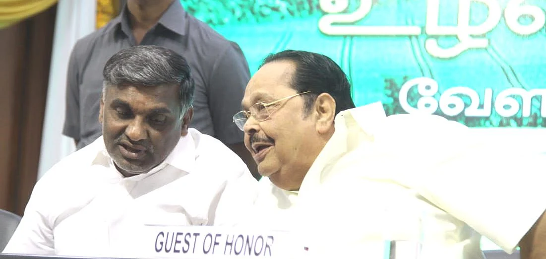 துரைமுருகன் - அமைச்சர் கே.சி.வீரமணி