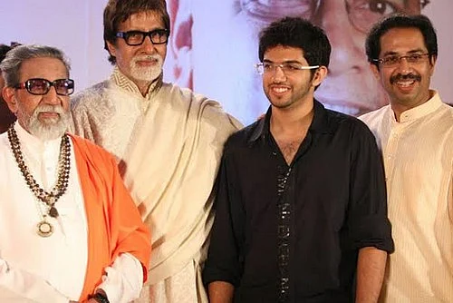 பால் தாக்கரே, உத்தவ் தாக்கரே, ஆதித்யா தாக்கரே