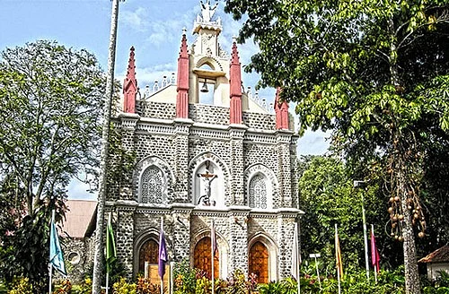 தும்பா ராக்கெட் தளம் அமைந்துள்ள புனித மேரி தேவாலயம் பகுதி