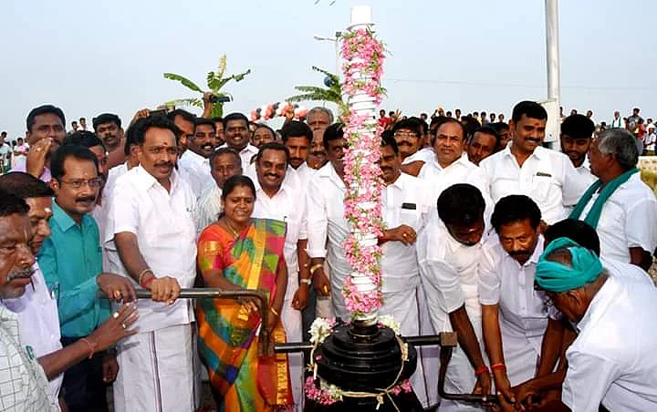 ஆத்துப்பாளையம் அணை திறக்கும் அமைச்சர்