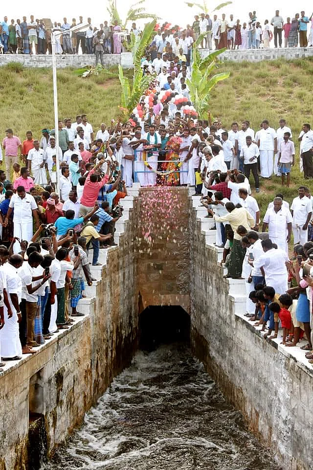 ஆத்துப்பாளையம் அணை திறக்கும் அமைச்சர்