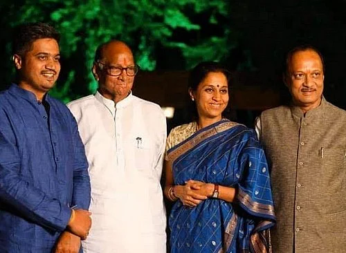 சரத்பவார் மற்றும் அஜித் பவார்