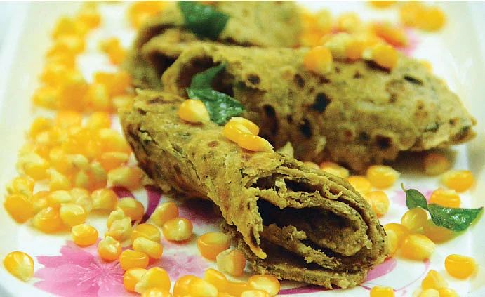 சுரைக்காய் மக்காச்சோளம் ரொட்டி
