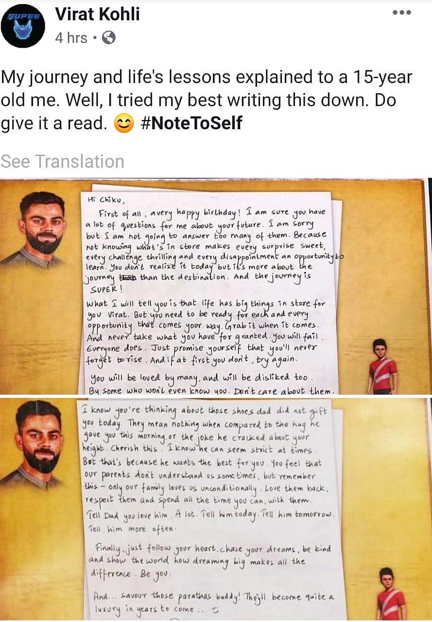 facebook post