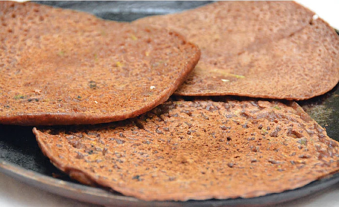 வெள்ளைப்பூசணி கேழ்வரகு தோசை