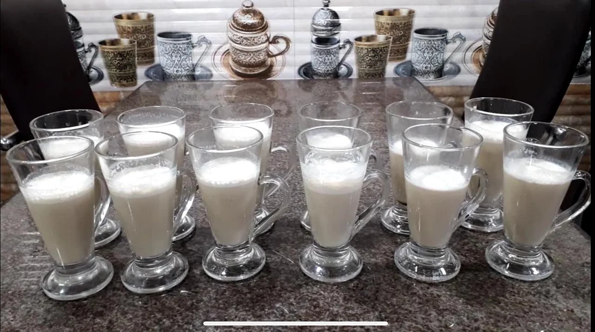 camel milk tea