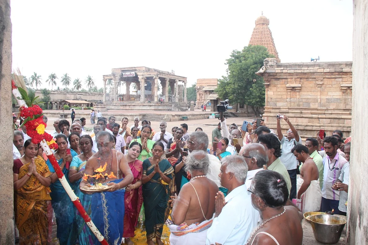பெரியகோயில் விழாவில்