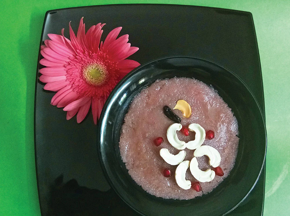 மாதுளை கேசரி