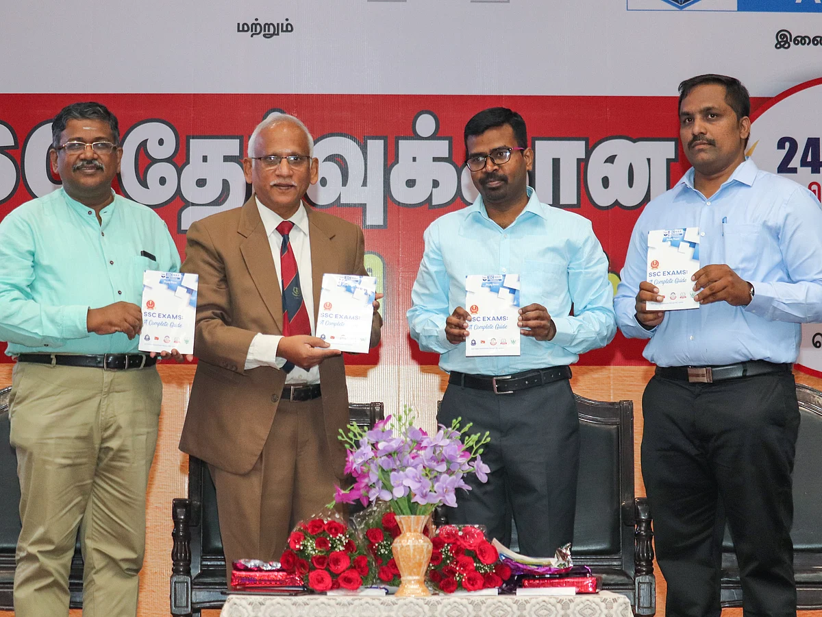 விகடன் பிரசுரம் மற்றும் எஸ்.எஸ்.சி மேக்ஸ் அகாடமி இணைந்து நடத்திய எஸ்.எஸ்.சி தேர்வு பயிற்சி முகாம்!