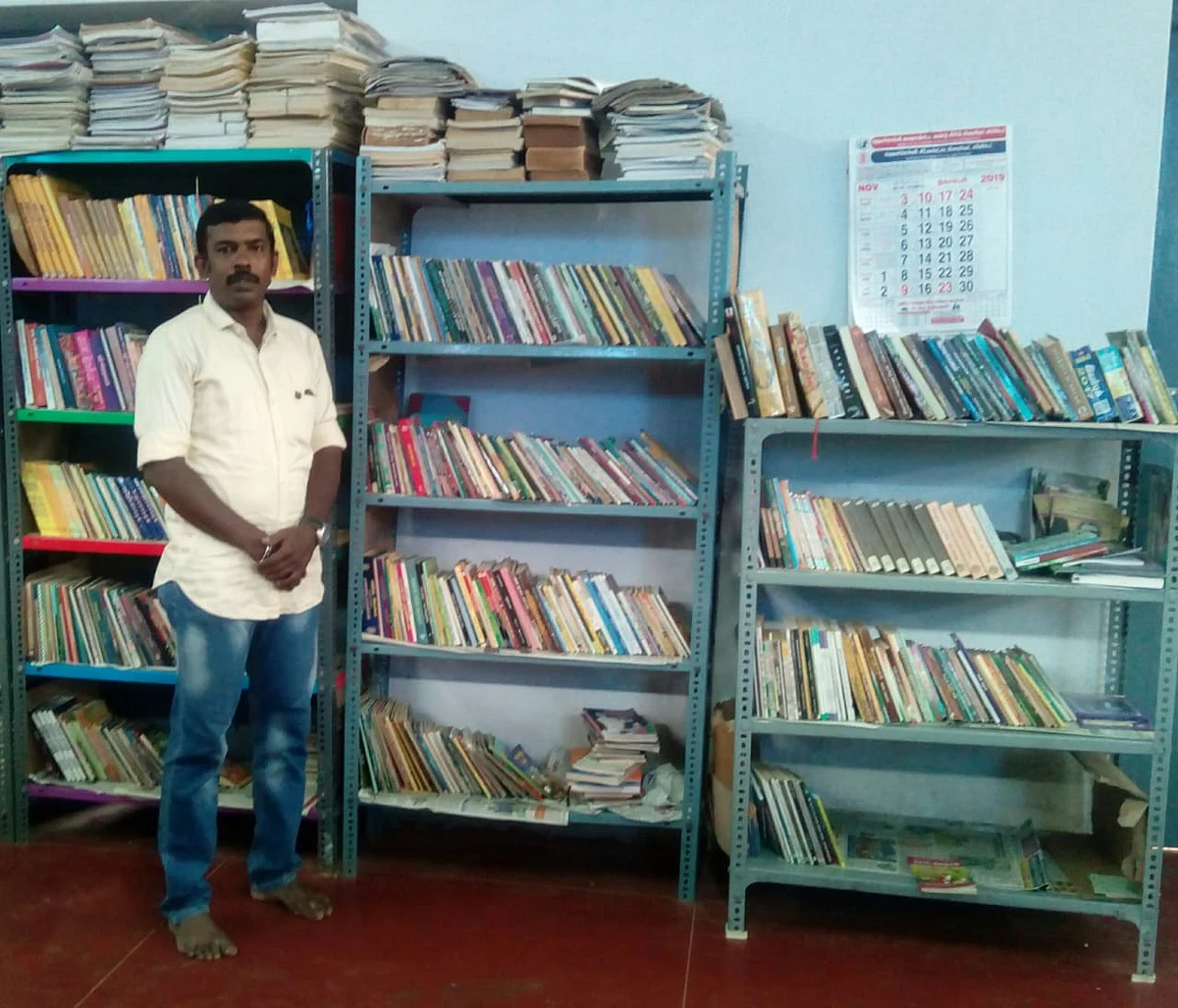 அசோக் அமைத்த நூலகம்